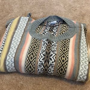 Cabi Fair Isle Poncho